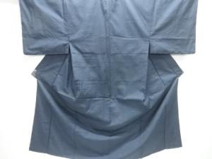 未使用品　亀甲絣織出し西陣お召し男物着物（キングサイズ）